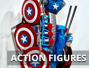 Action Figure Sculptures by Ted Chapin